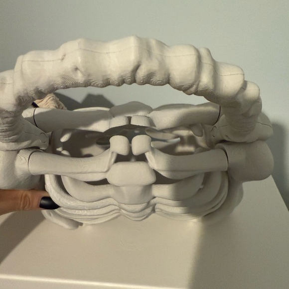 Unique Skeleton Ribcage Handbag - Picture 3 of 3